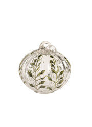 Small Paint Glass Pumpkin Sitter by Mud Pie