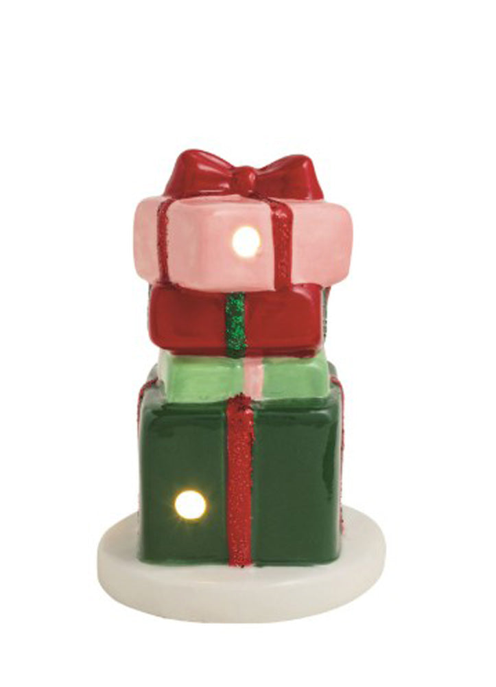 LED Christmas Present Sitter by Mud Pie