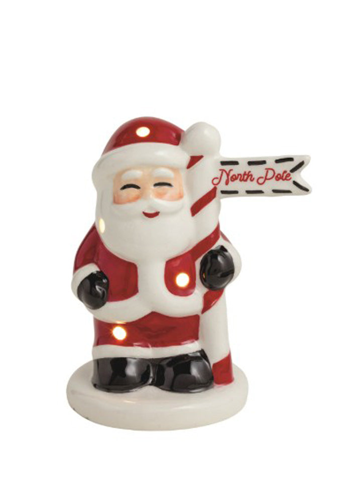 LED Santa Sitter by Mud Pie