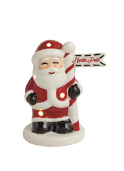 LED Santa Sitter by Mud Pie