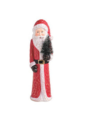 Small Carved Santa by Mud Pie
