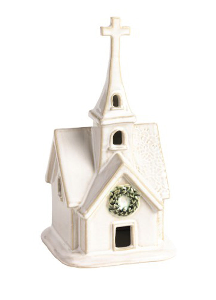 Wreath Church Sitter by Mud Pie