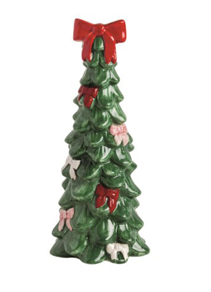 Large Ceramic Bow Tree Sitter by Mud Pie