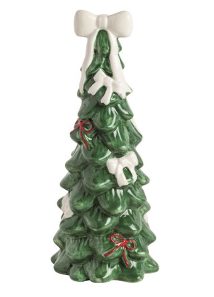 Medium Ceramic Bow Tree Sitter by Mud Pie