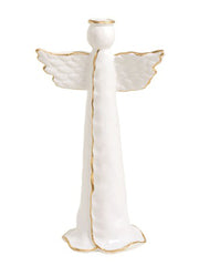 Large Gold Detail Ceramic Angel by Mud Pie