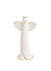 Small Gold Detail Ceramic Angel by Mud Pie