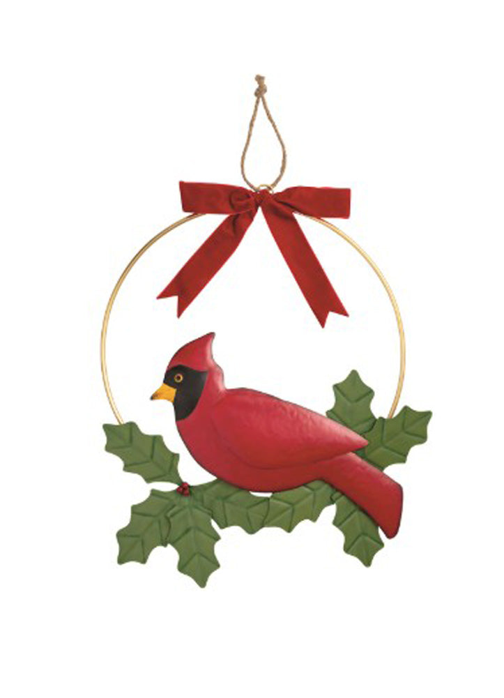 Cardinal Tin Door Hanger by Mud Pie