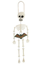 Glitter Tin Skeleton Hanger by Mud Pie