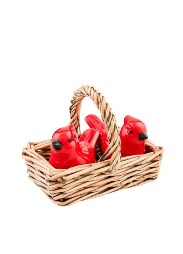 Cardinal Salt & Pepper Set by Mud Pie