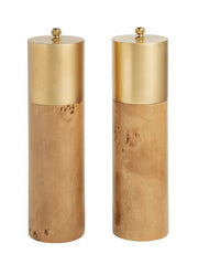 Burl Salt Pepper Grinder by Mud Pie