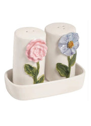 Flower Salt & Pepper Shakers by Mud Pie