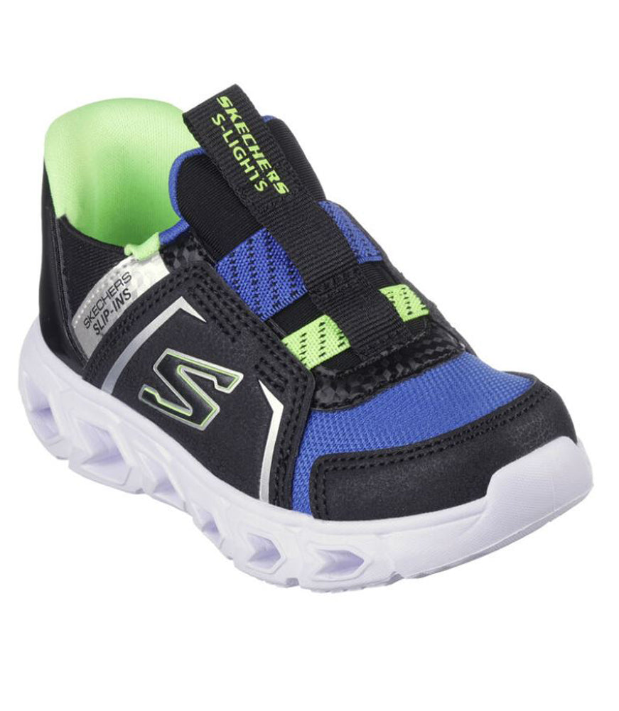 Hypno-Flash 2.0 in Black/Blue/Lime by Skechers