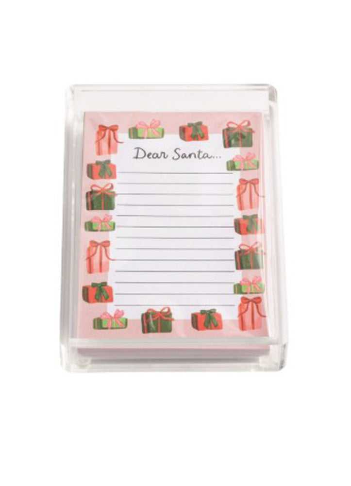 Dear Santa Christmas Notepad by Mud Pie