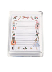 Nutcracker Christmas Notepad by Mud Pie