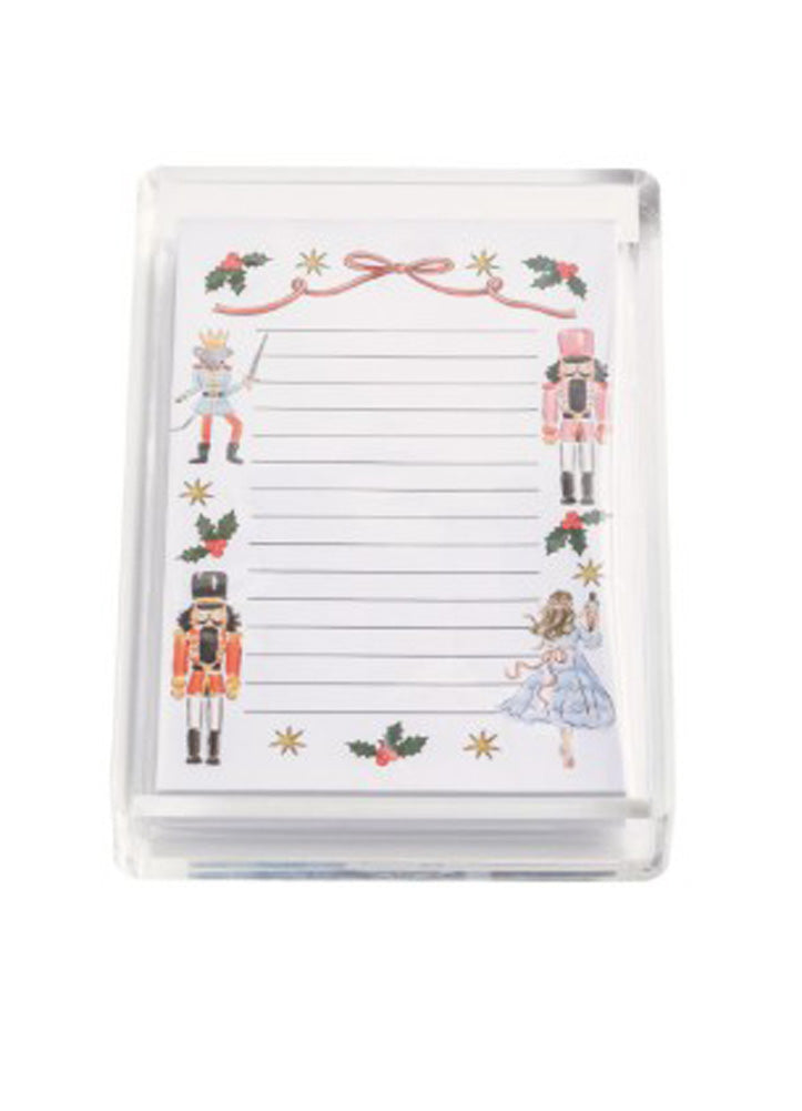 Nutcracker Christmas Notepad by Mud Pie