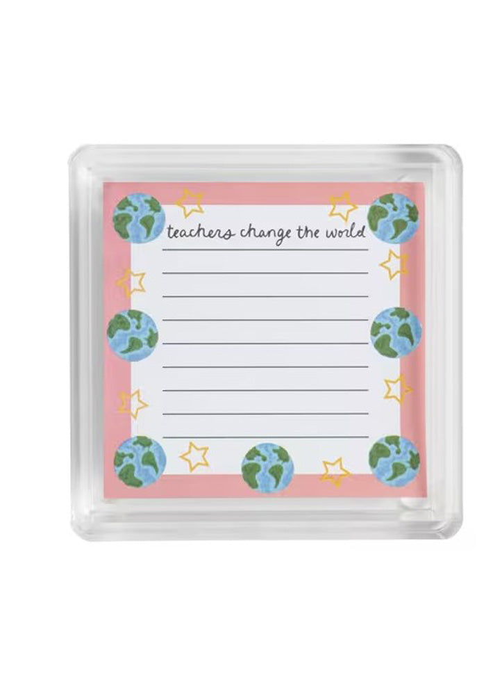 Earth Mini Teacher Notepad by Mud Pie