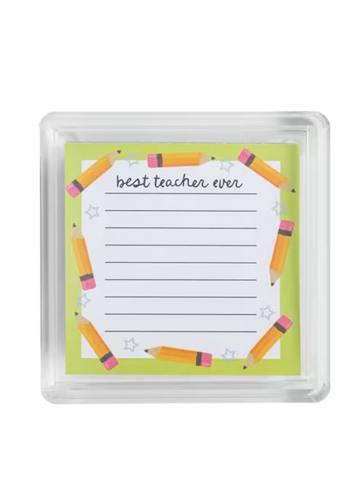 Pencil Mini Teacher Notepad by Mud Pie