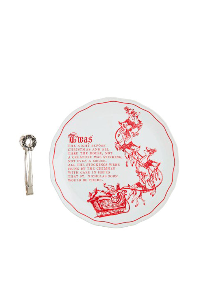 Toile Sweets Platter by Mud Pie