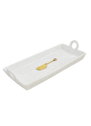 Woven Ceramic Hostess Set by Mud Pie