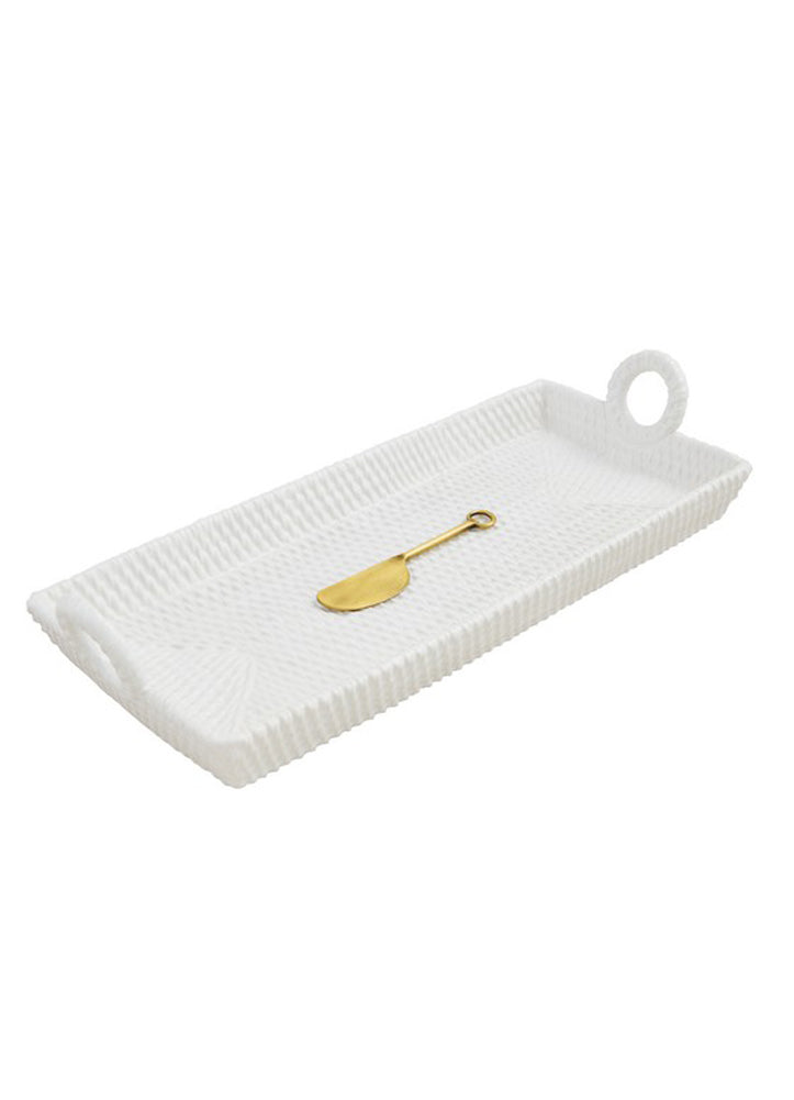 Woven Ceramic Hostess Set by Mud Pie