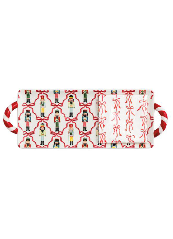 Santa Hostess Tray by Mud Pie