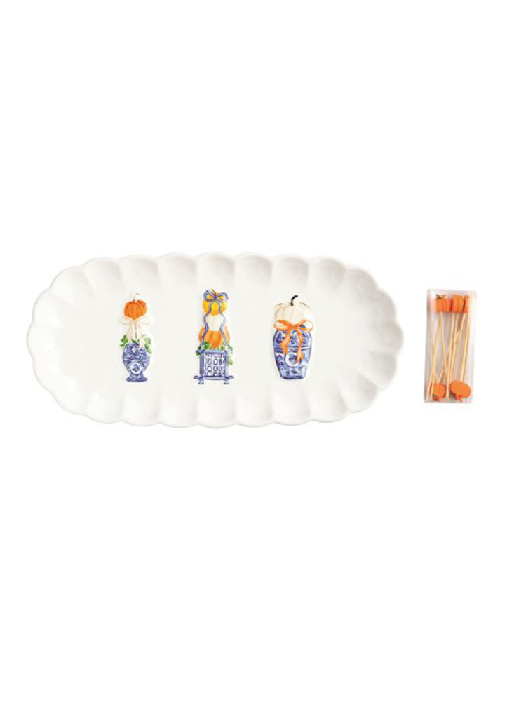 Topiary Hostess Set by Mud Pie
