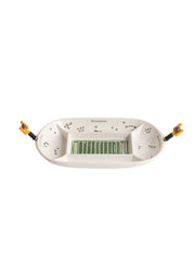 Divided Football Field Platter by Mud Pie