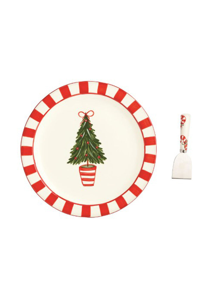 Christmas Merry Cookie Plate by Mud Pie