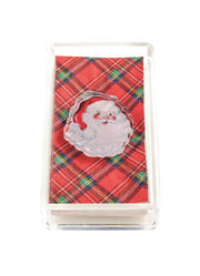 Santa Acrylic Guest Towel by Mud Pie