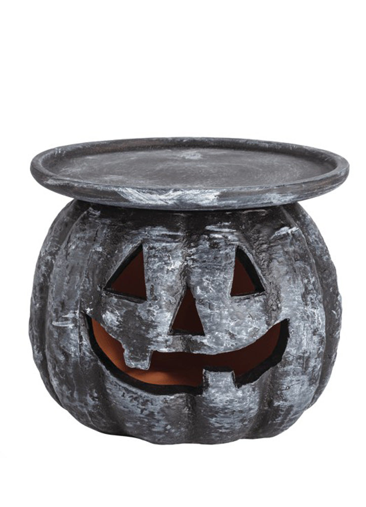Terra Pumpkin Pillar Holder by Mud Pie