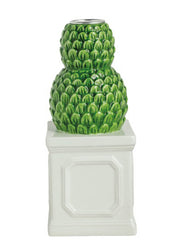 Large Topiary Taper Holder by Mud Pie