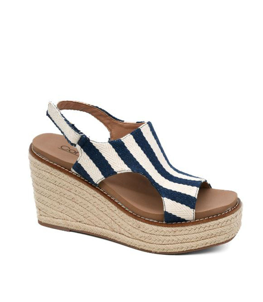 Freddie in Navy Natural Stripe by Corkys