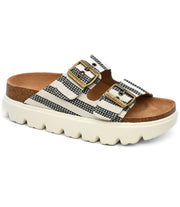 Rumor Has It in Black Natural Stripe by Corkys