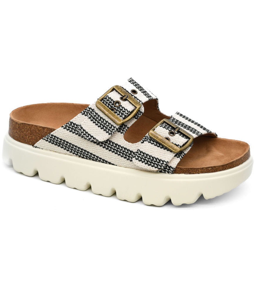 Rumor Has It in Black Natural Stripe by Corkys