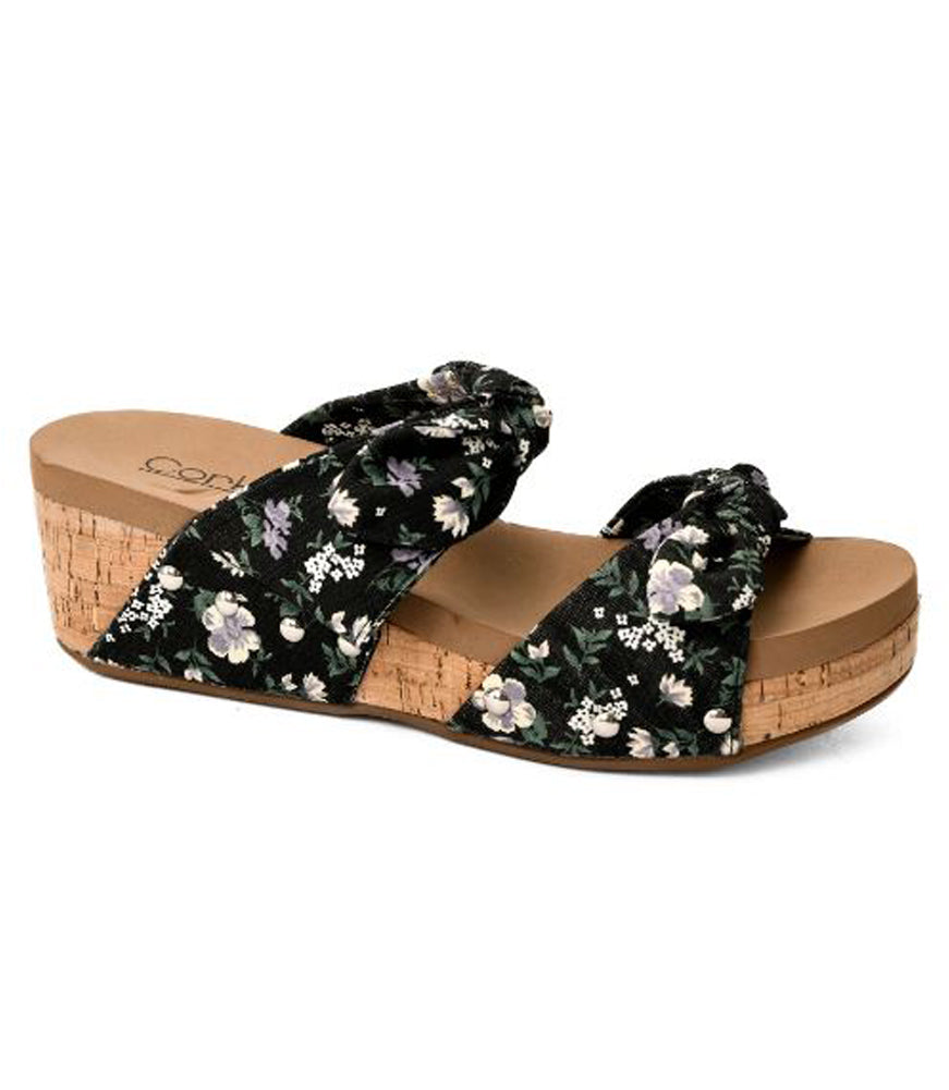 Sittin Pretty in Black Floral by Corkys