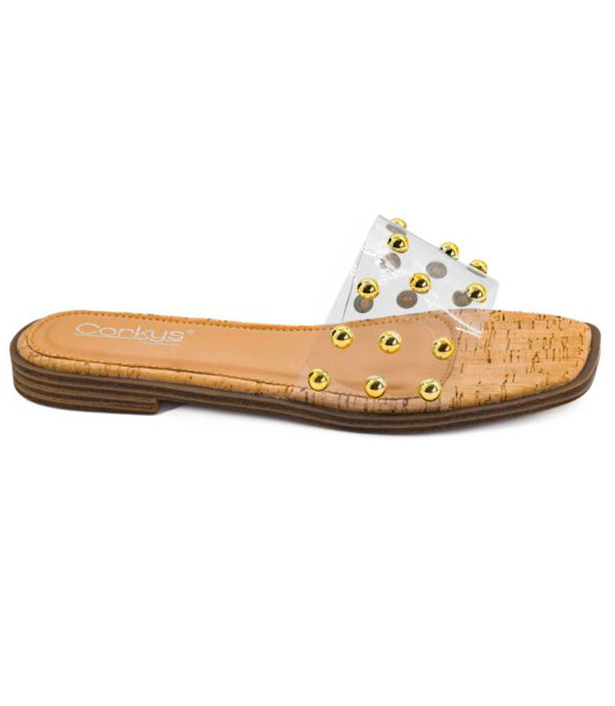 Come Aboard in Clear with Studs by Corkys