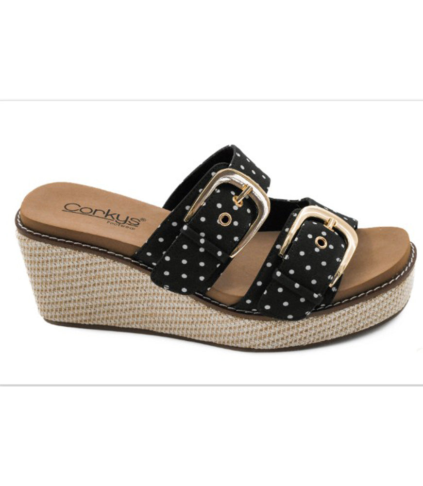 Manifest in Black White Polka Dot by Corkys