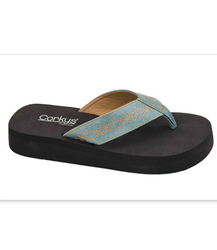 Overboard in Turquoise by Corkys