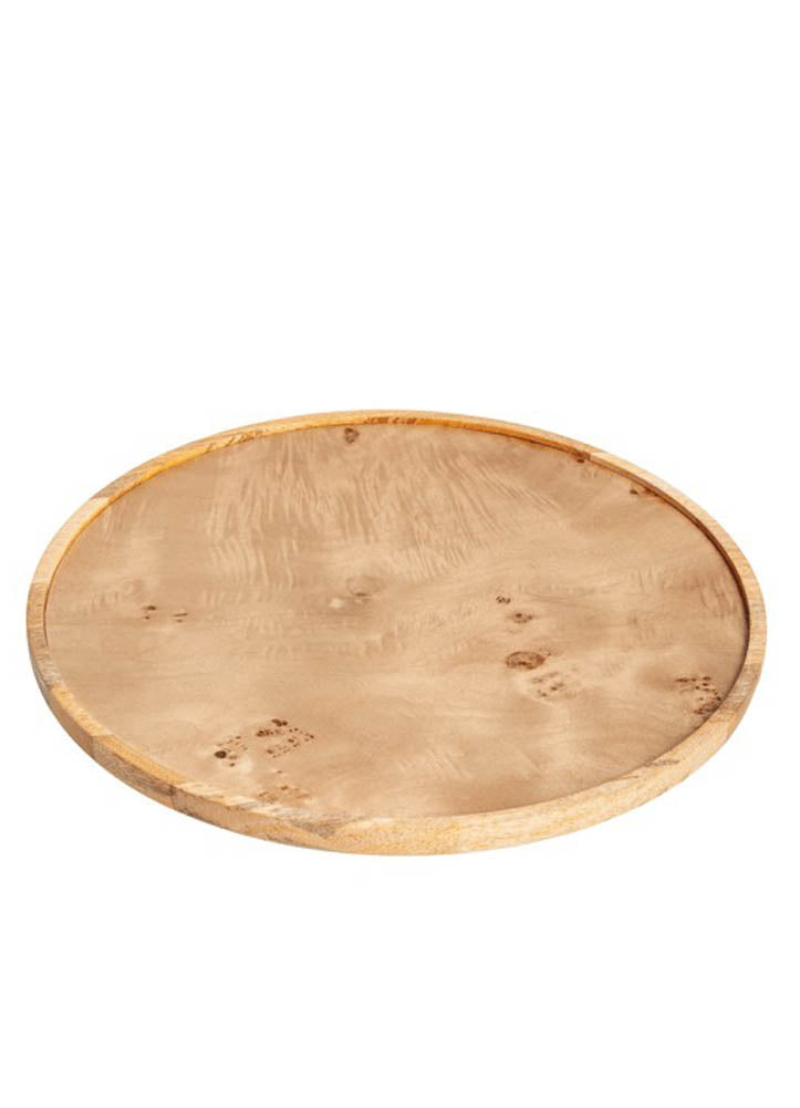 Burl Wood Lazy Susan by Mud Pie