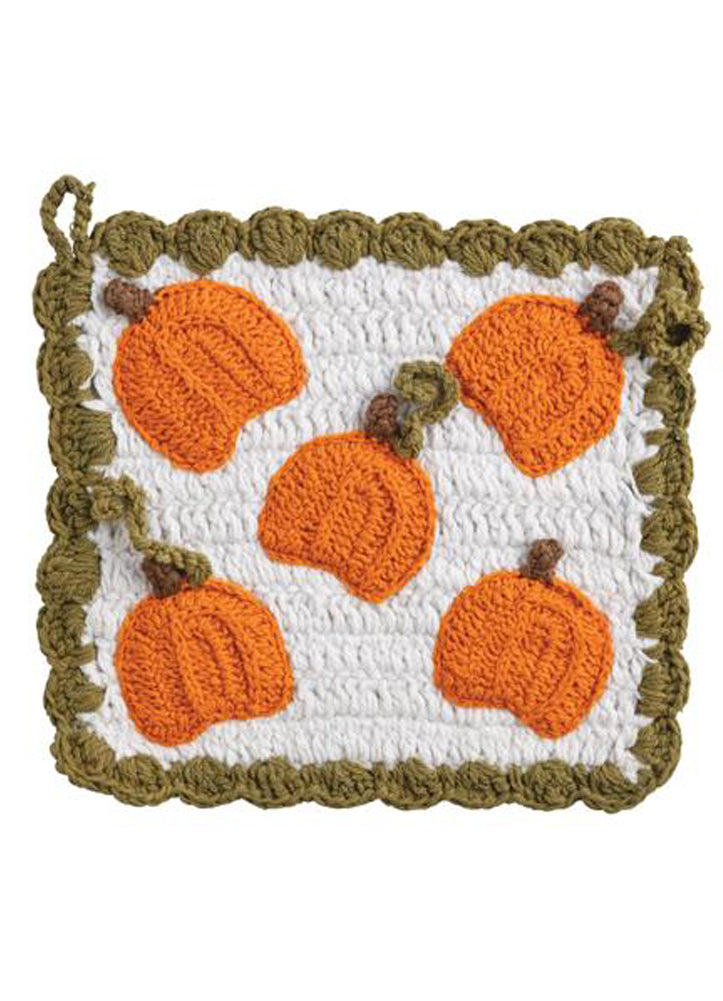 Tossed Pumpkin Pot Holder by Mud Pie