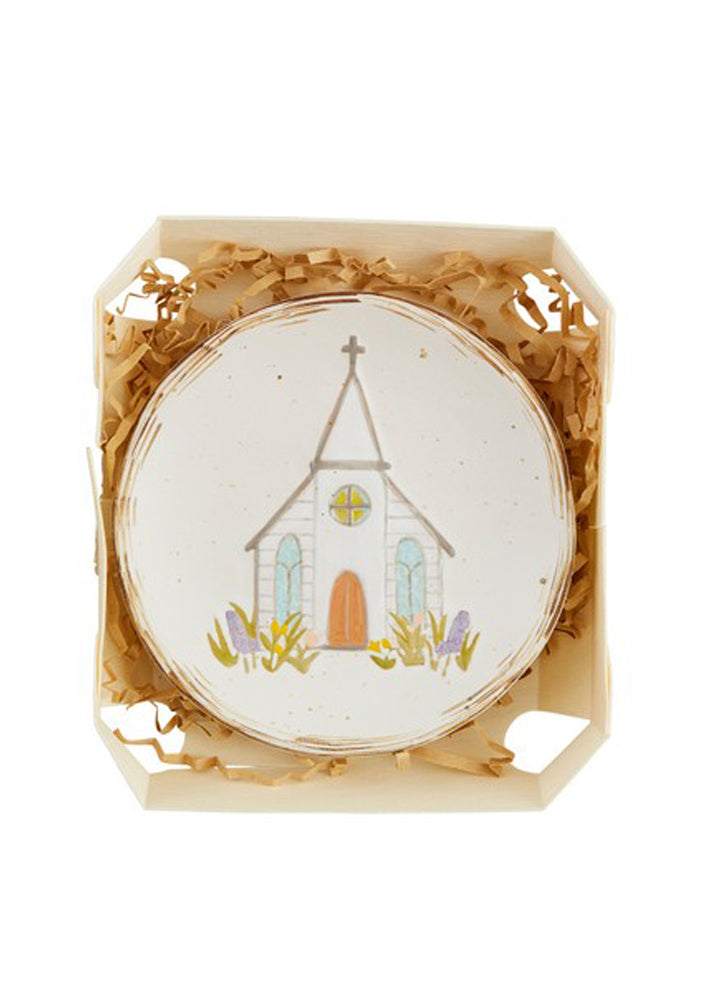 Church Boxed Trinket Dish by Mud Pie