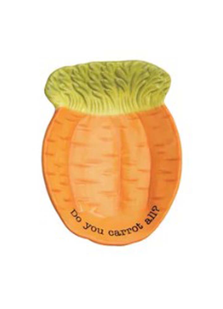 Carrot Tidbit Plate by Mud Pie