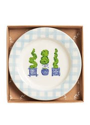 Three Topiary Tidbit Plate by Mud Pie
