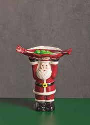 Figural Santa Candy Pedestal by Mud Pie