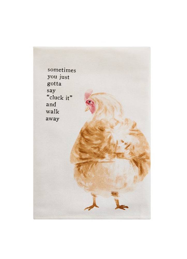 Chicken Farm Icon Tea Towel
