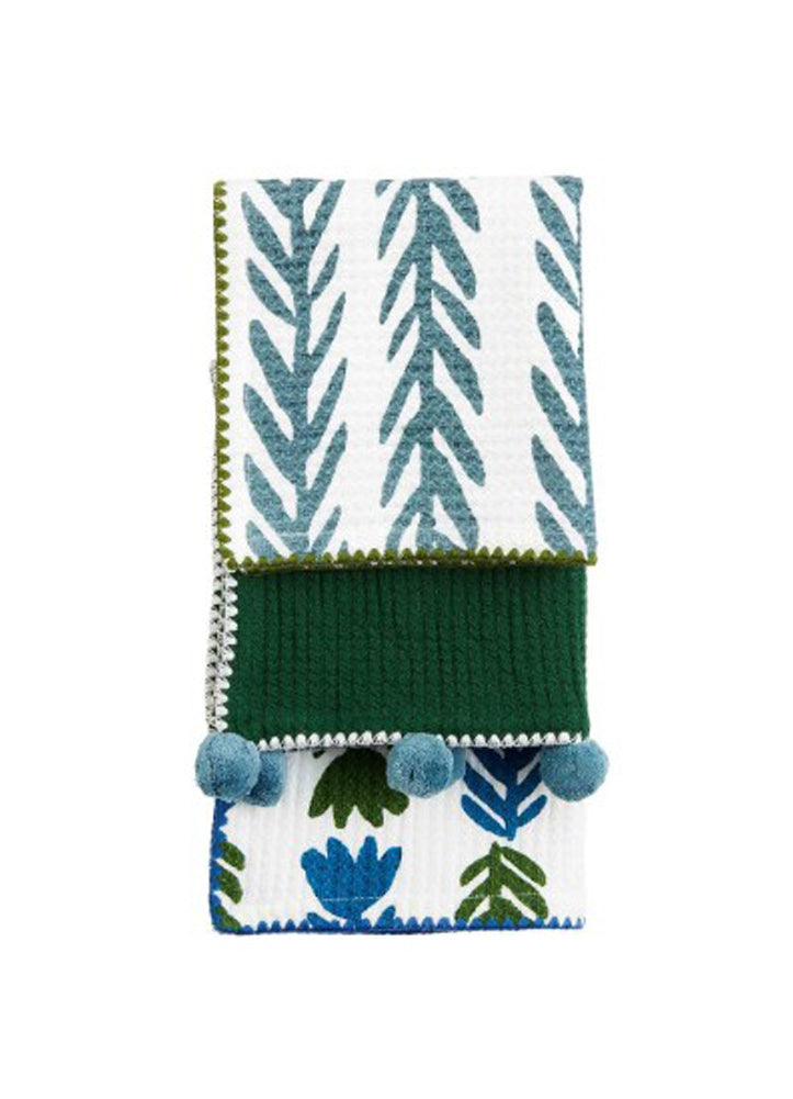 Floral Indigo Dish Cloth Set by Mud Pie