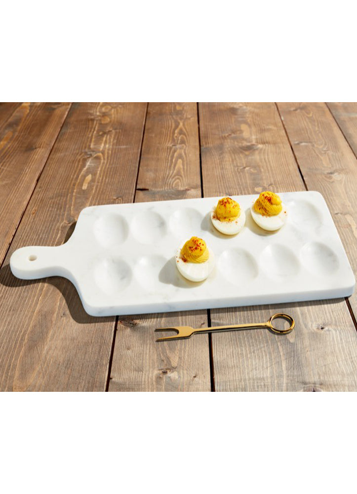 Marble Deviled Egg Board by Mud Pie