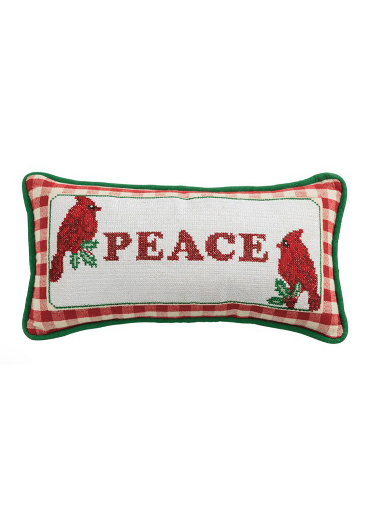 Lumbar Cardinal Pillow by Mud Pie