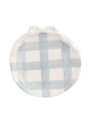 Gingham Bow Ring Dish by Mud Pie