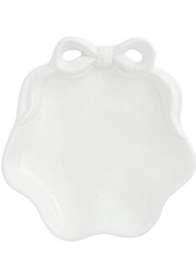 White Bow Ring Dish by Mud Pie